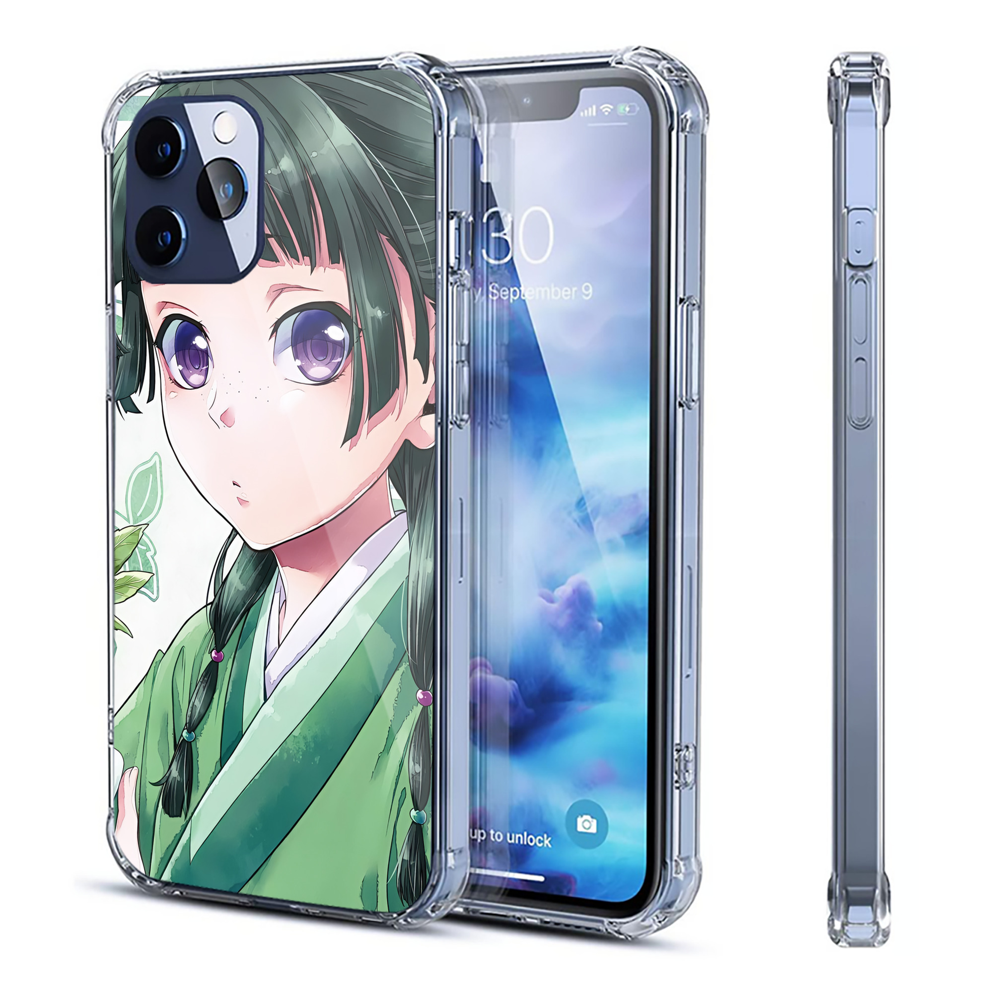 （画像用） 薬屋のひとりごと The Apothecary Diaries 【iPhone 12シリーズ対応】透明スマホケース（クリアソフトケース）